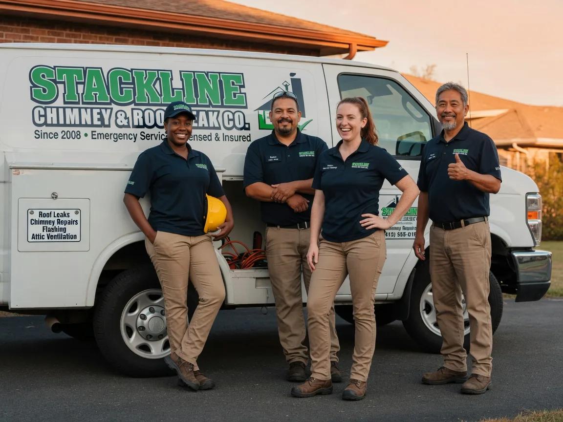 Chimney flashing repair company in Linwood, NY